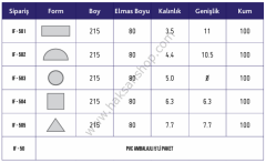Elmas Eğe Tekli BESDİA IF504