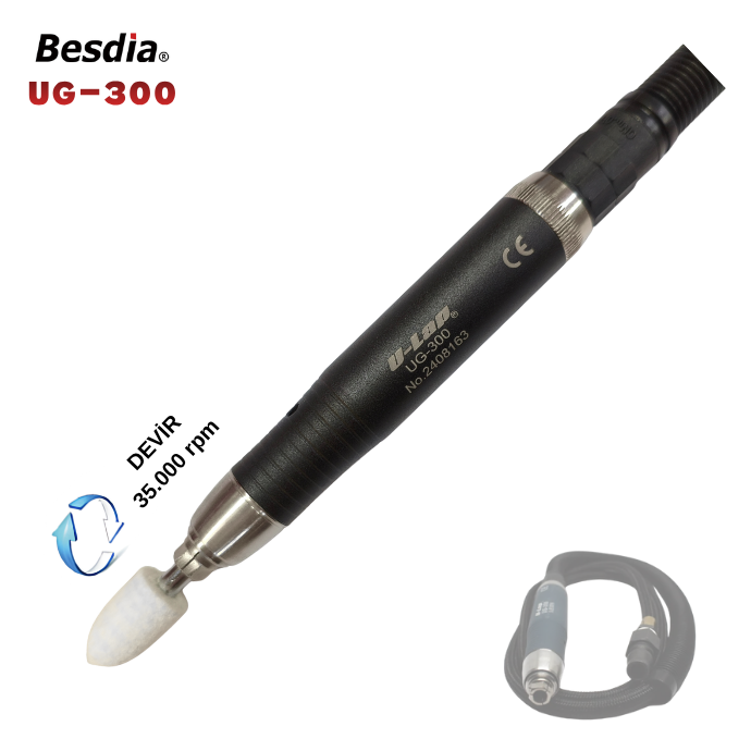 Havalı Taşlama 3-6 mm Pensli UG-300