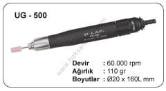 Havalı Kalem Spral U-LAP 3 mm Pensli UG-500