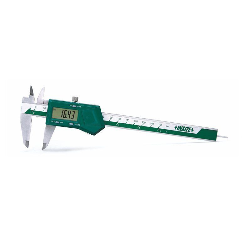 Insize 1119 Yuvarlak Derinlik Çubuklu Dijital Kumpas Standart Model - 0.01mm - 0-150mm/0-6''