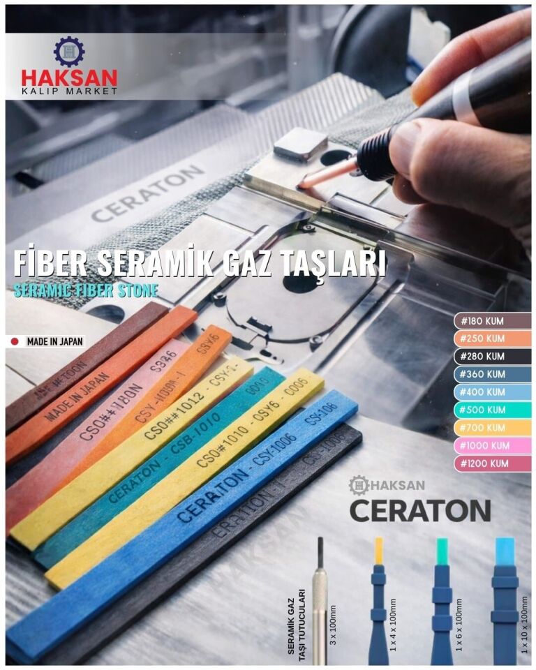 Seramik Gaz Taşı YUVARLAK - Ø3 - 1000 KUM