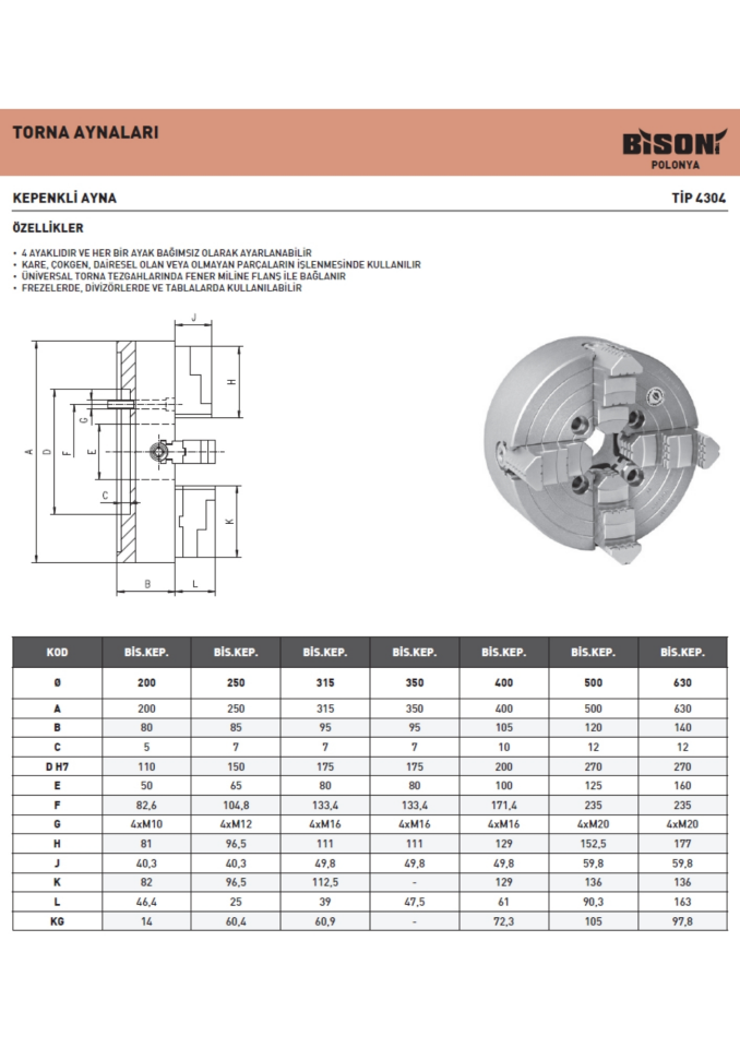 POLONYA 4 Ayaklı Kepenkli Torna Aynası
