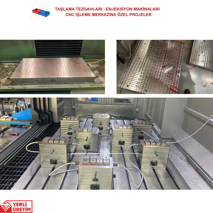 Elektro Manyetik Tabla + Kontrol Ünitesi 400 x 800