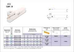 ISCAR Dış Çap Kanal ve Kesme Kateri 25 x 25 DG 2C ISCAR D756